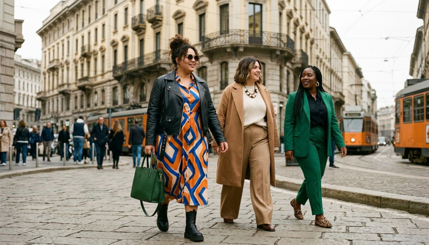 Brisez les codes avec ces conseils mode grande taille vus à Milan